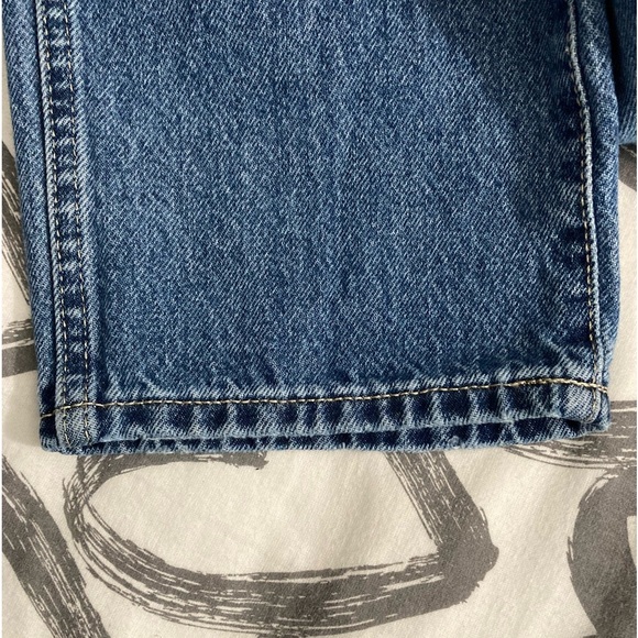 👖Gap Denim Distressed Mom Jeans          Sz : 12 /31 Regular   Straight Leg 🦵 - Picture 5 of 8